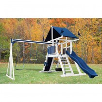 Swing Kingdom Vinyl Swing Sets Outdoor Playsets At Best