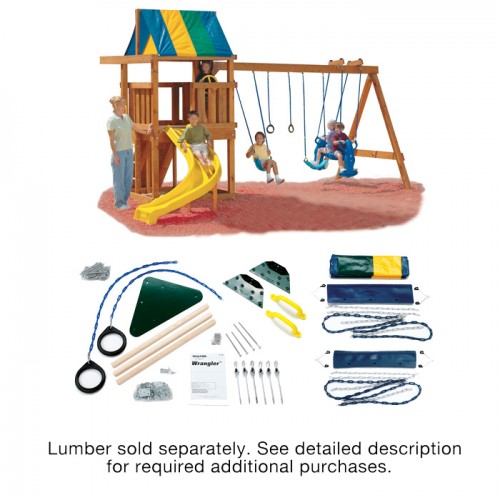 Swing-N-Slide Wrangler NE 5056 Project 285 Swing Set Kit by Swing-N-Slide